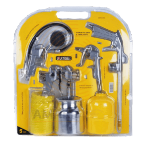 5 pcs spray gun & air tool accessory kit set amaris hardware