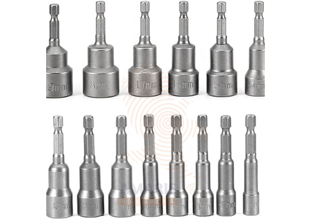 10 pcs Magnetic CRV Socket Set Amaris Hardware