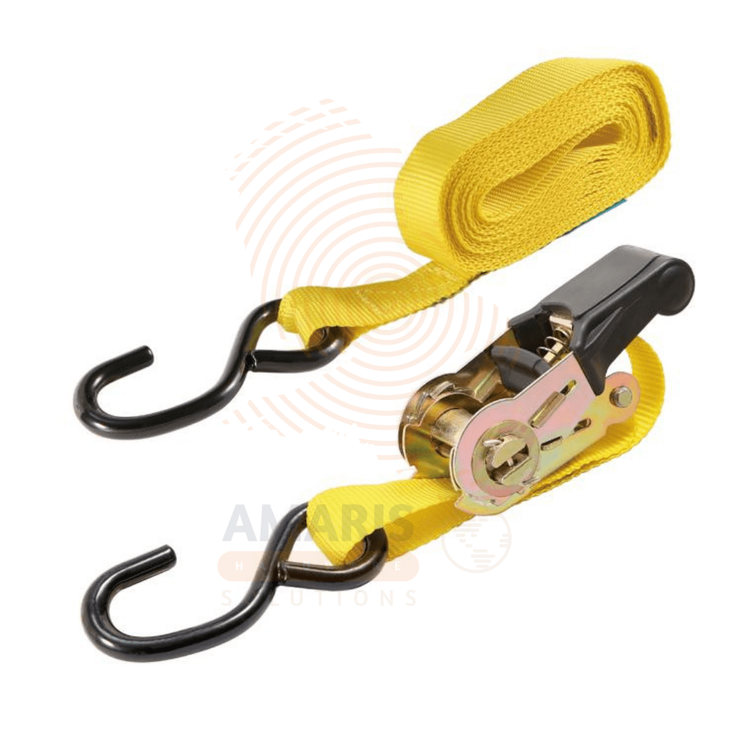 2 pcs Ratchet Tie Down Straps Set amaris hardware