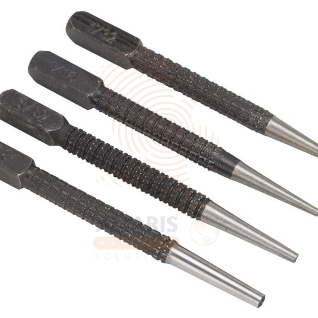 4 pcs nail punch set amaris hardware