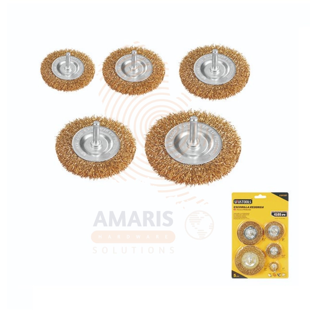 5 pcs Wire Brushes Set amaris hardware