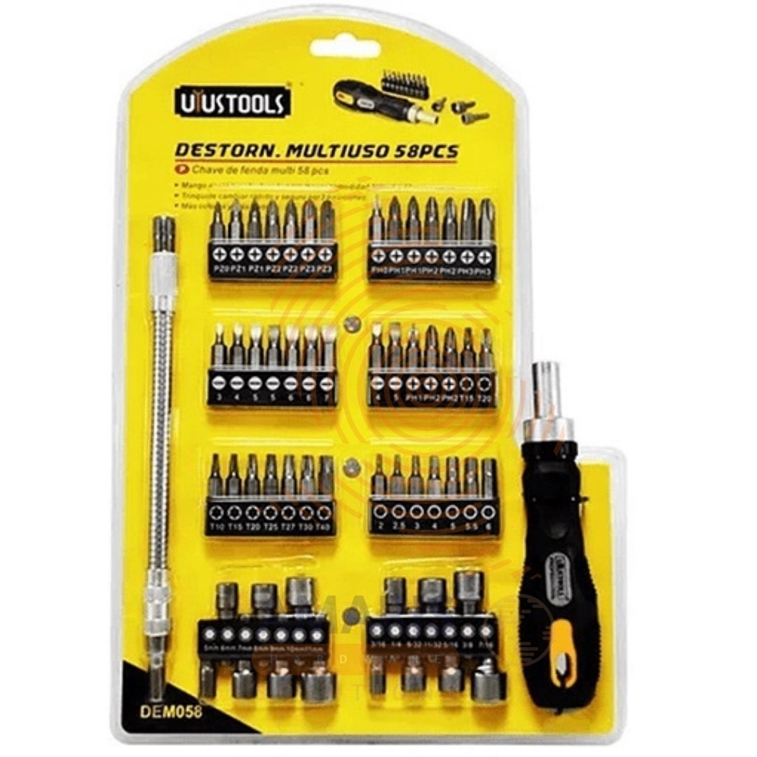 58 pcs Multipurpose Screwdriver Set amaris hardware