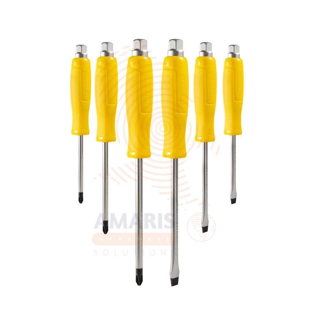 6 pcs Go-Through Screwdriver Set amaris hardware