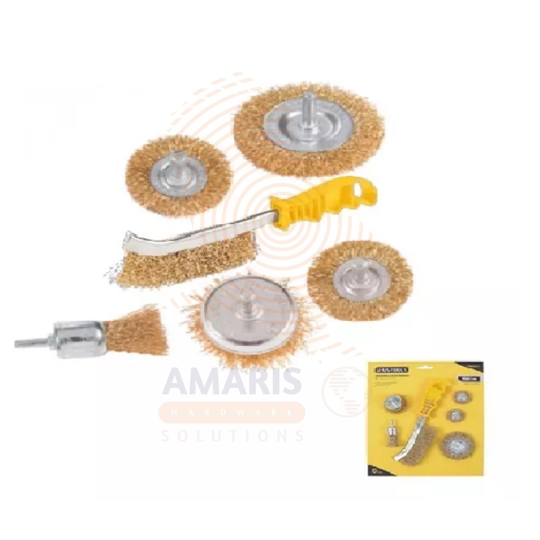 6 pcs Wire Brushes Set amaris hardware