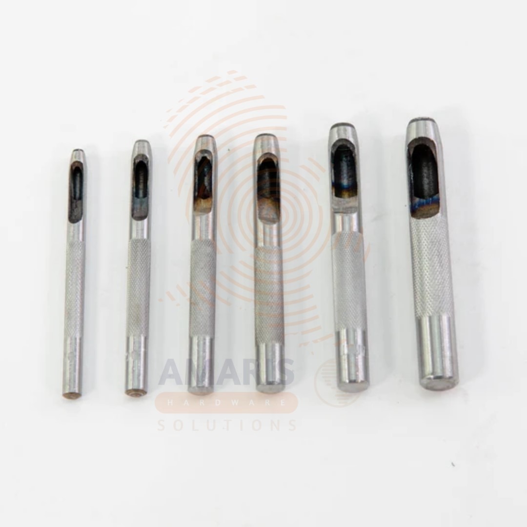 6 pcs hollow punch set amaris hardware