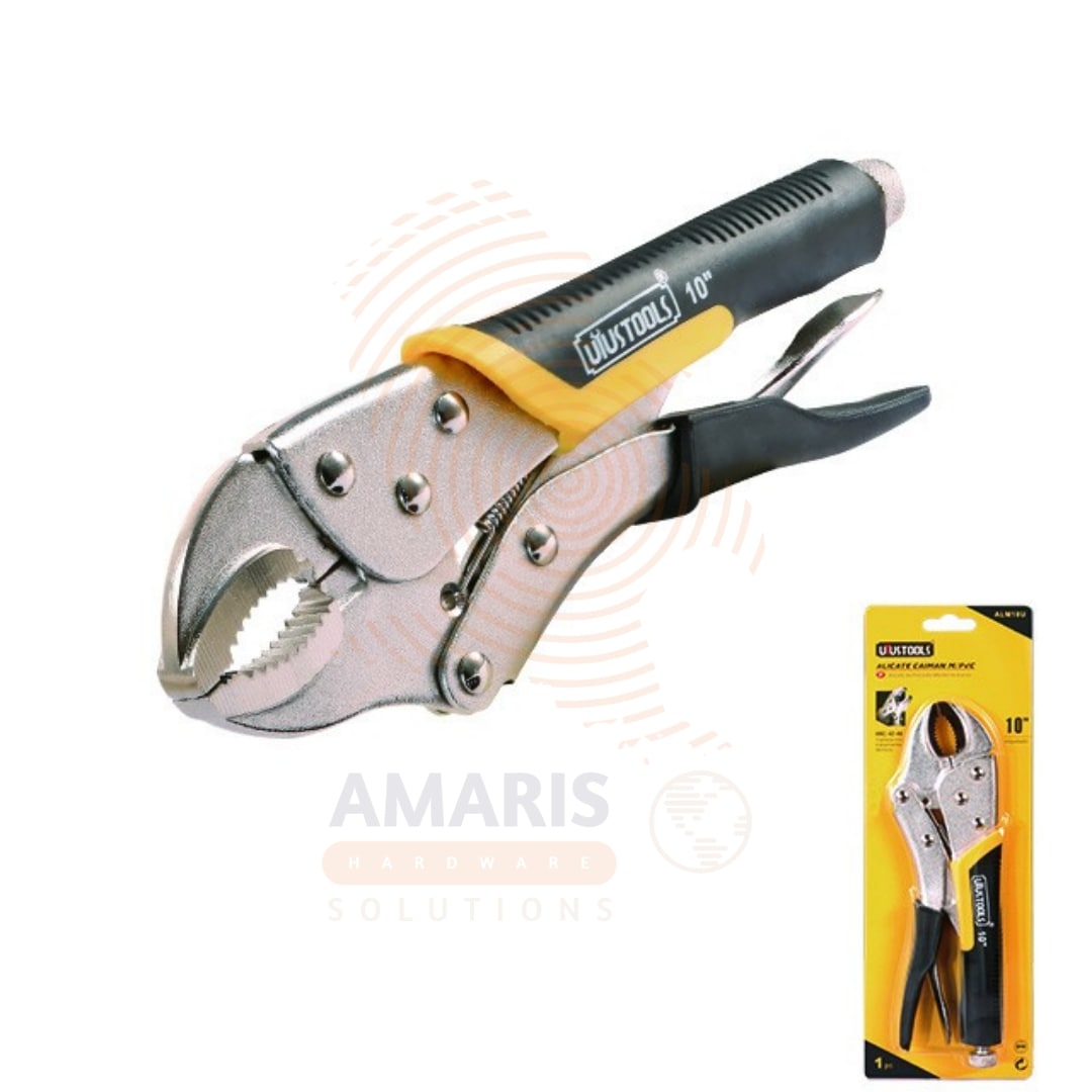 Curved Jaws Locking Pliers - TPR Handle amaris hardware