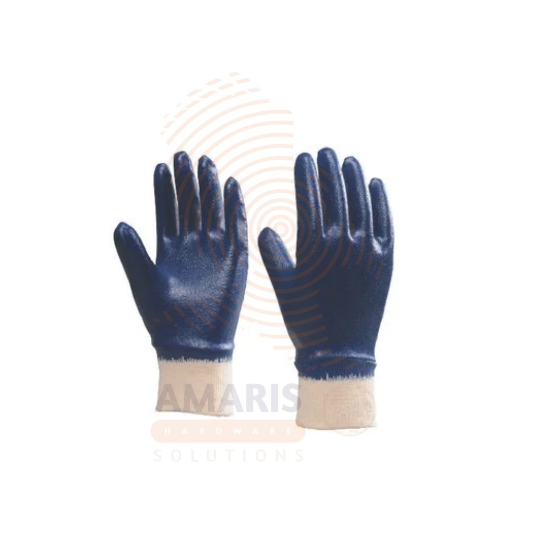 Rubber Coated Gloves(Blue) amaris hardware