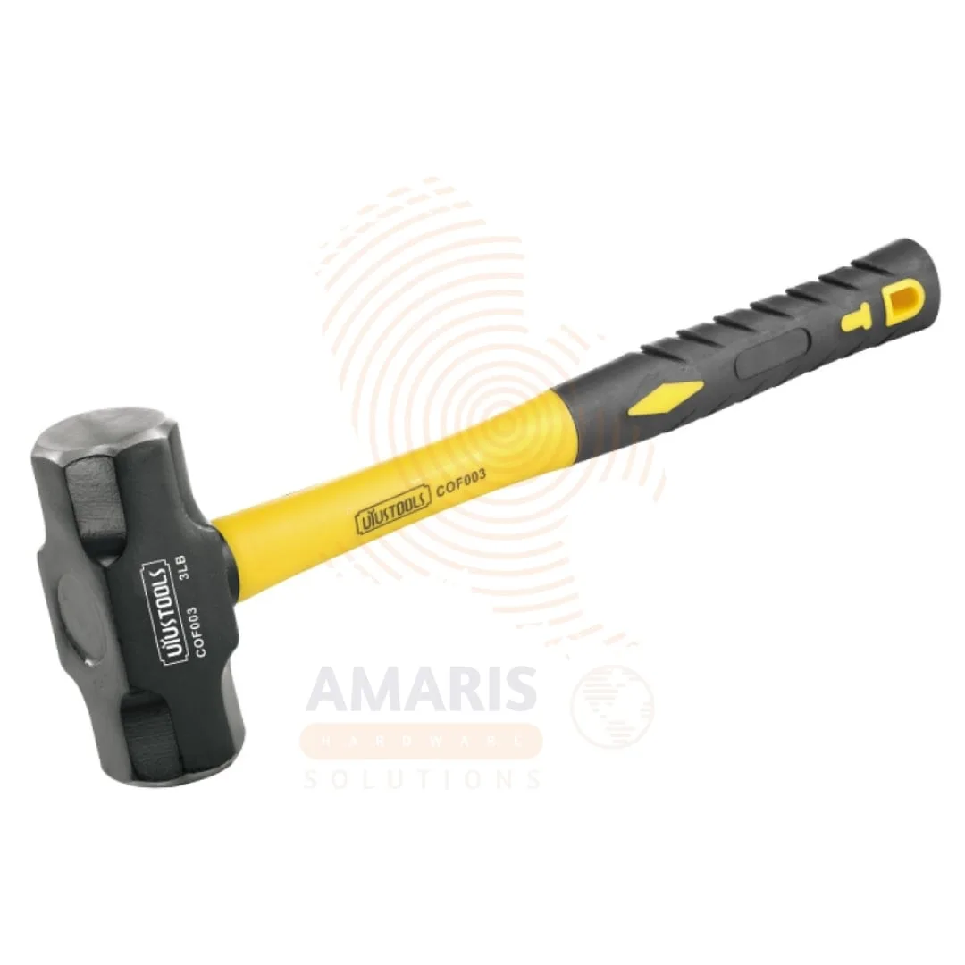 Sledge Hammer - Fiberglass Handle 12LB amaris hardware