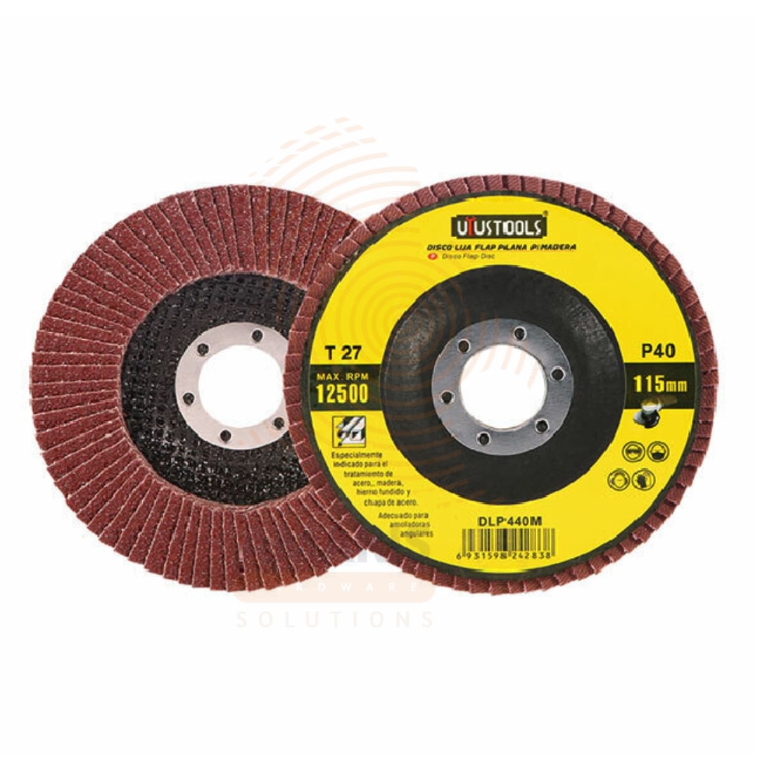 Straight Type Flap Disc 12500 RPM 40 GRIT amaris hardware