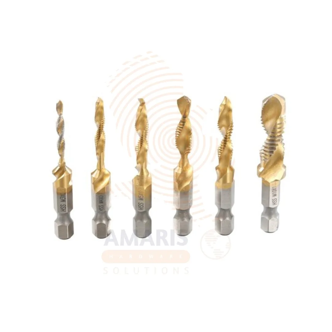 Tap Drill Bit 6pcs(M3-M10) UYU amaris hardware