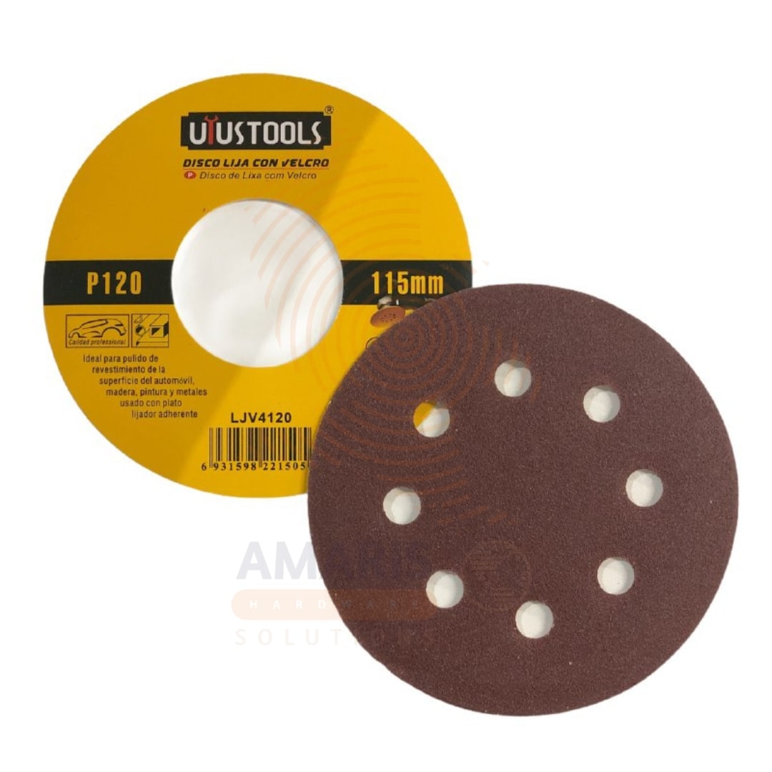 Velcro Standing Disc 115MM 40 GRIT amaris hardware