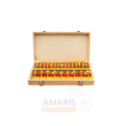 24 pcs Router Bit Set 8mm amaris hardware
