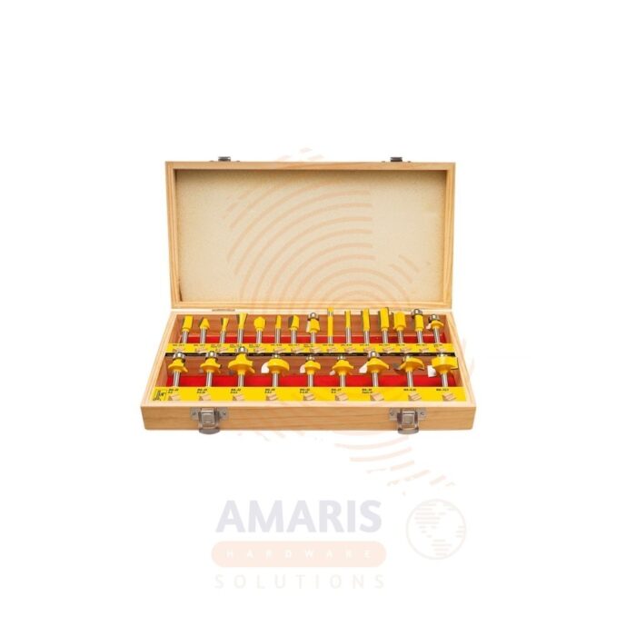 24 pcs Router Bit Set 8mm amaris hardware
