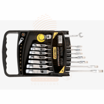 8 pcs Ratchet Ring Spanners Set - Flex Head 8