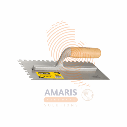 Plastering Trowel with Teeth - Wooden Handle amaris hardware