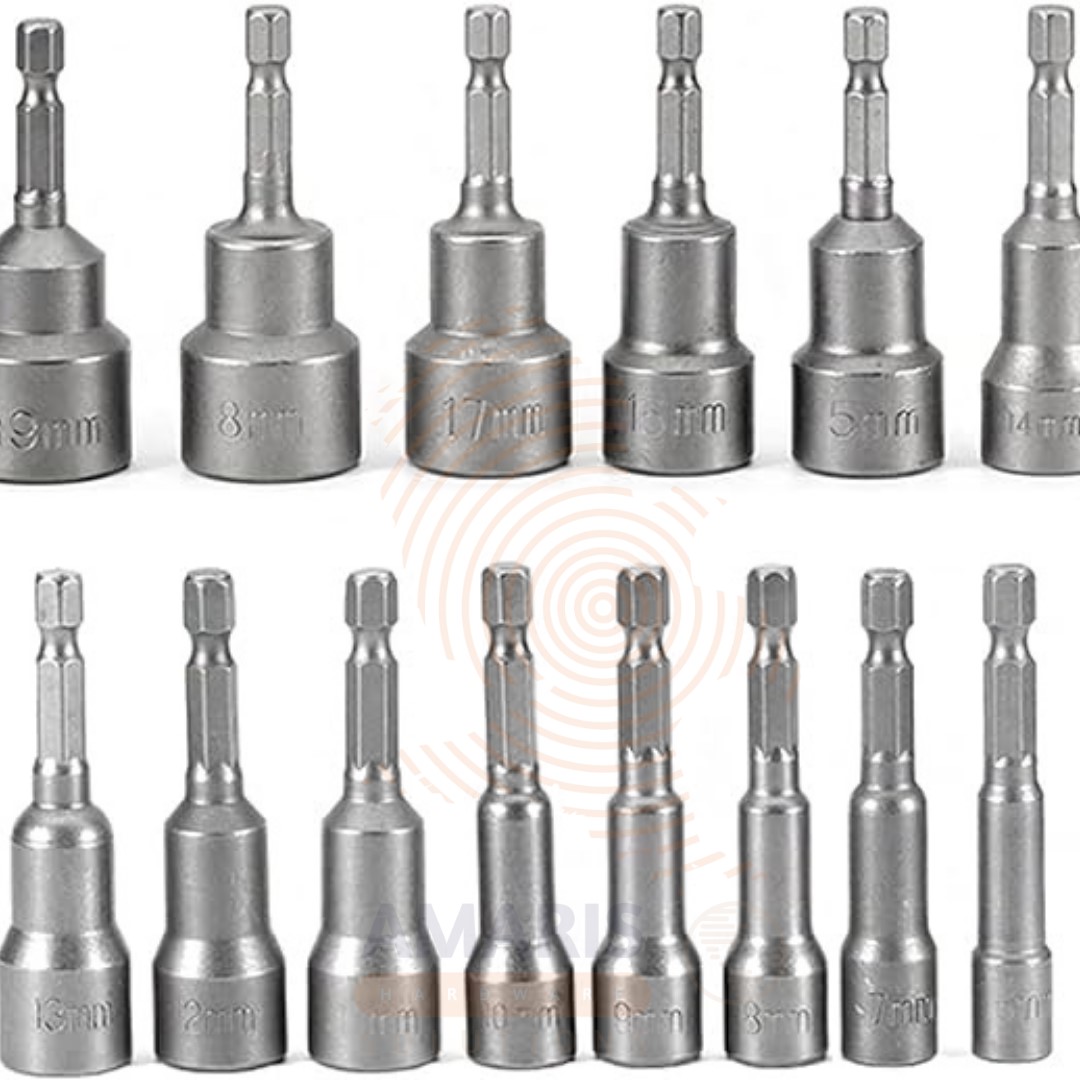 10 pcs Magnetic CRV Socket Set Amaris Hardware