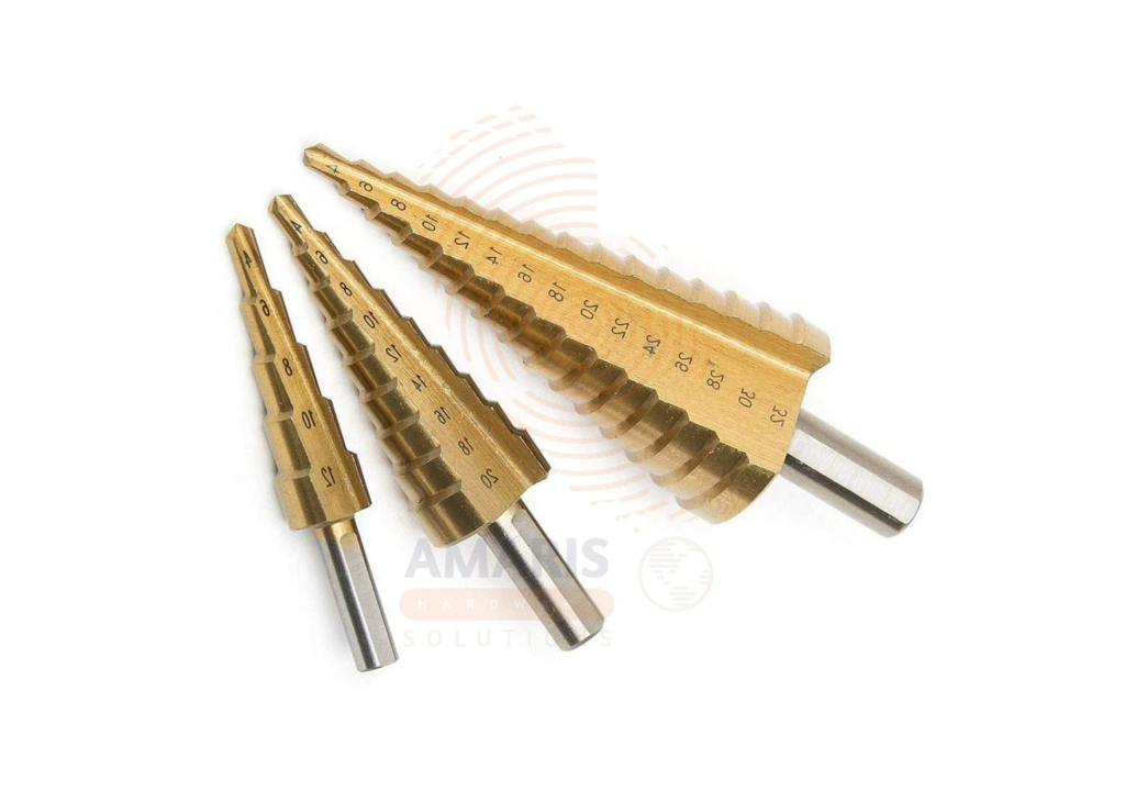 3pcs Step Drill Set - Metric Amaris Hardware