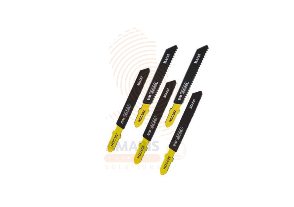 5 pcs Bi-Metal Jig Saw Blade Set Amaris Hardware