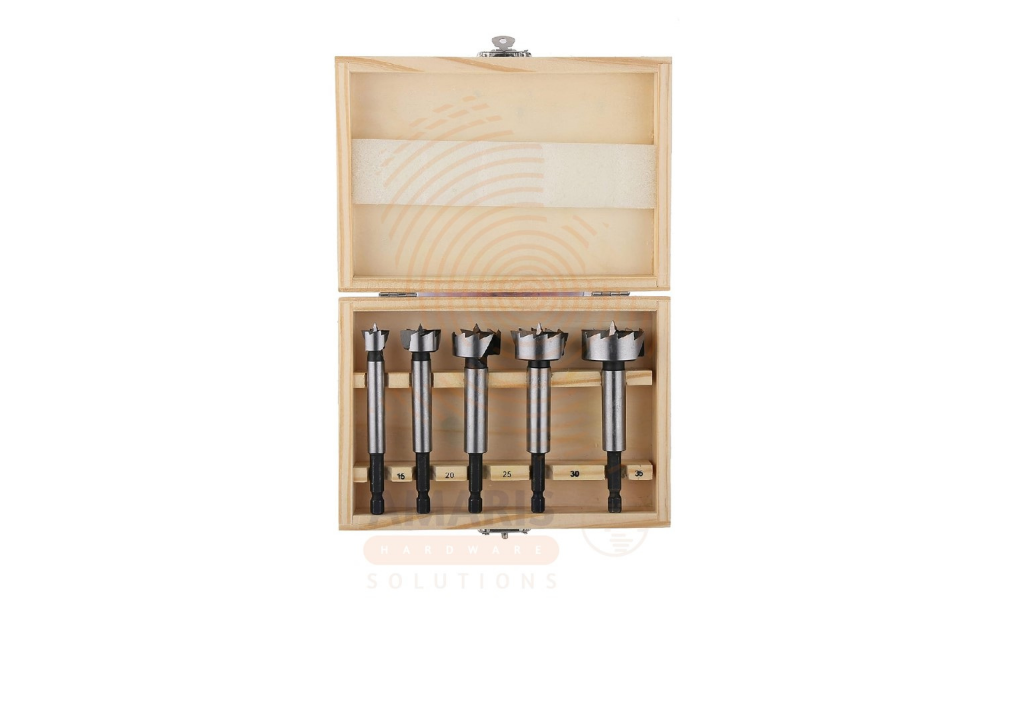 5 pcs Forstner Bit Set Amaris Hardware