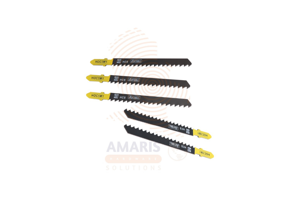 5 pcs Jig-Saw Blade Set Teeth Milled Amaris Hardware