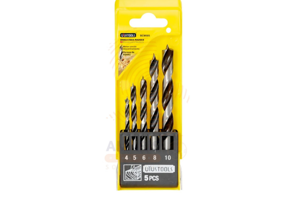 5 pcs Wood Drills Set Metric Amaris Hardware