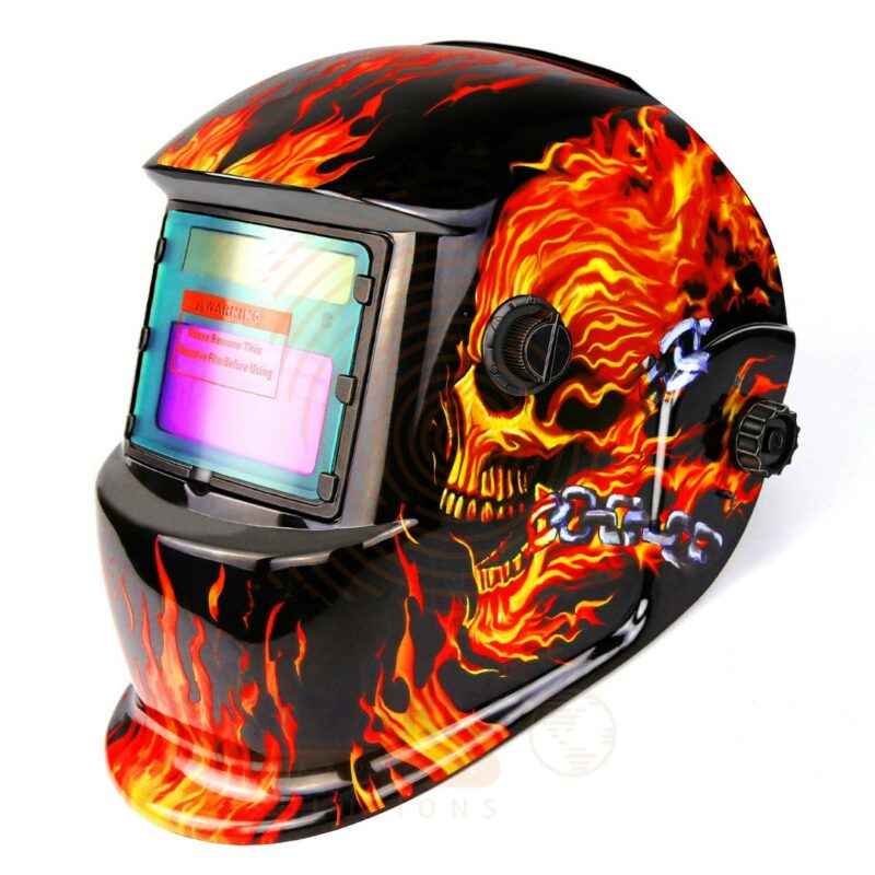 Auto Darkening Solar Powered Welding Helmet Amaris hardware