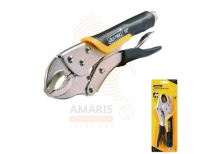 Curved Jaws Locking Pliers - TPR Handle Amaris Hardware