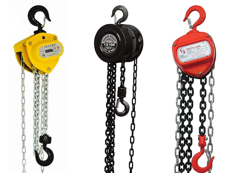 ⛓️ Chain Block / Chain Hoist: Reliable Lifting Power for Every Job 🔧 3 manu chain hoists