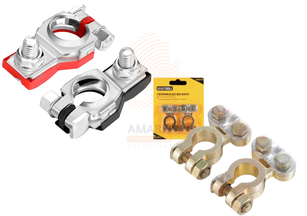 2 pcs Battery Clamps Set amaris hardware