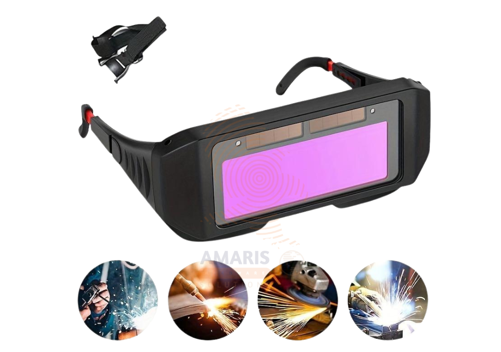Auto Darkening Solar Powered Welding Helmet amaris hardware