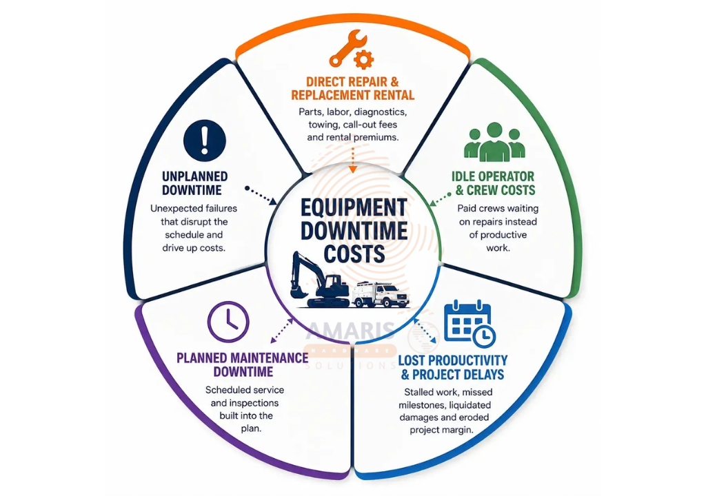 The Real Cost of Tool Downtime on a Construction Project